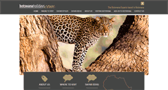 Desktop Screenshot of botswanaholidays.com